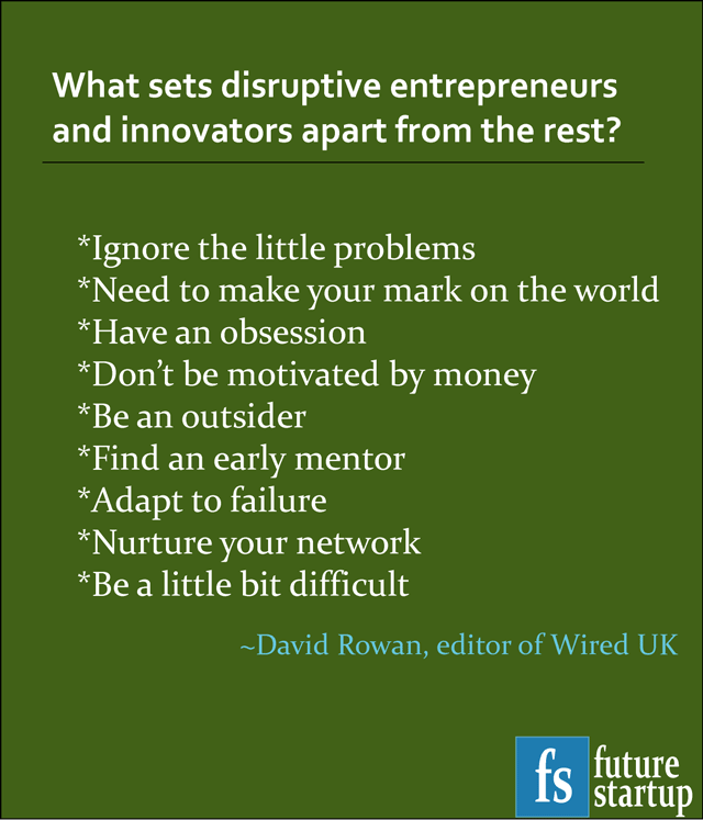 disruptive entrepreneurship 