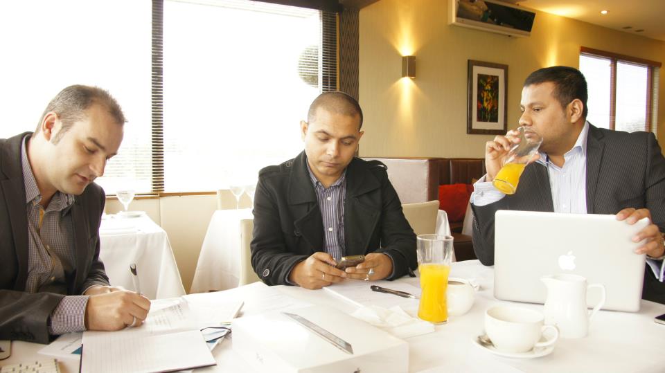 Khondoker Saker, Nur Hossain & Maksud [from left to right]