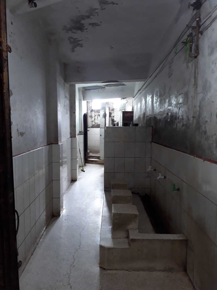 Bhumijo Work: Before renovation of Public Toilet from Bhumijo's recent project