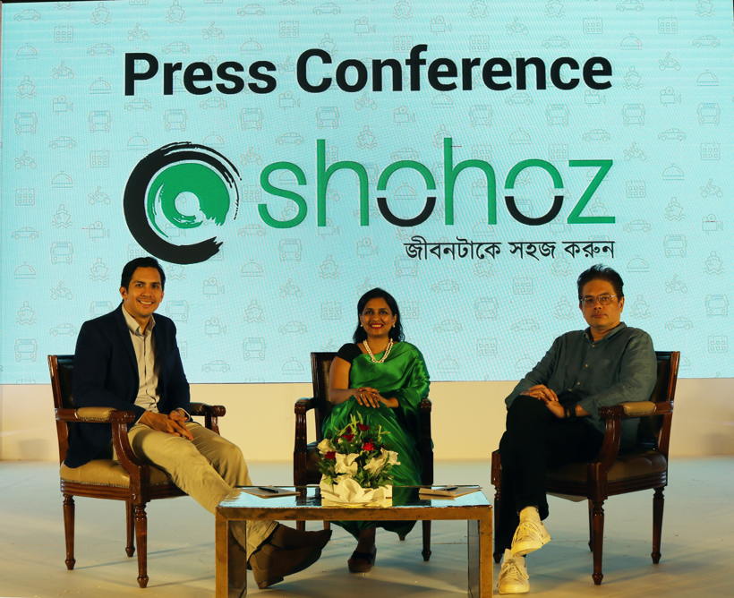 This September Shohoz raised $15m in Series B funding from Golden Gate Ventures, 500 startups, Linear VC, and Asian angel investors, Shohoz Founder in the middle , Photo by Shohoz