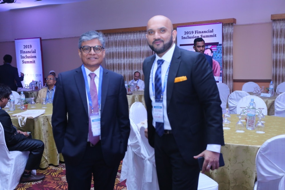 Prof Imran Rahman and Sajid Amit (left to right)