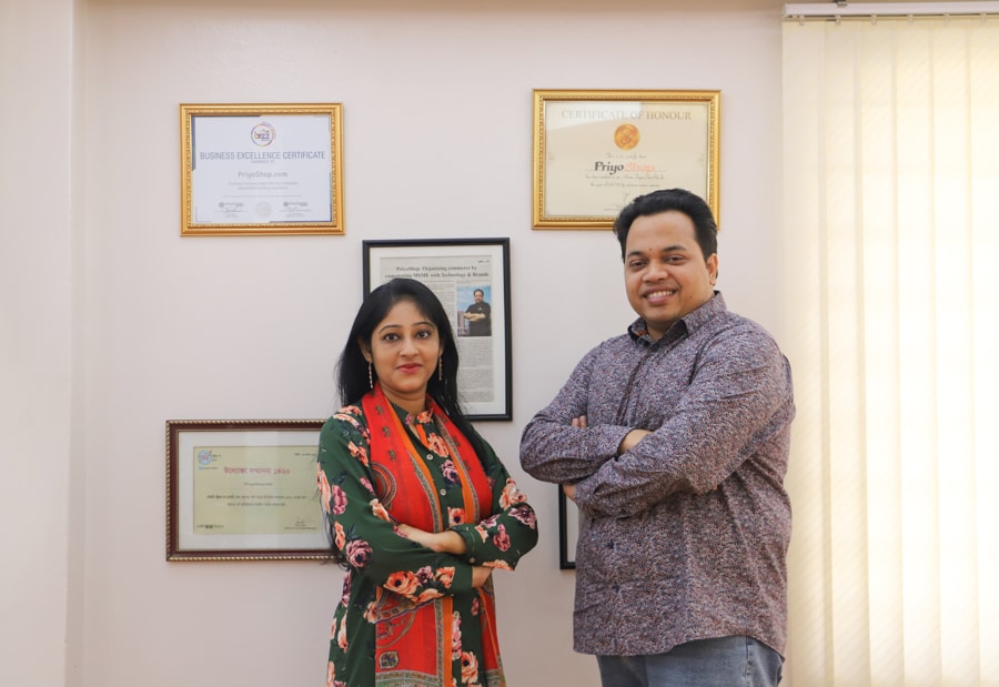 Dipty Mandal and Asikul Alam Khan, Founders, PriyoShop 