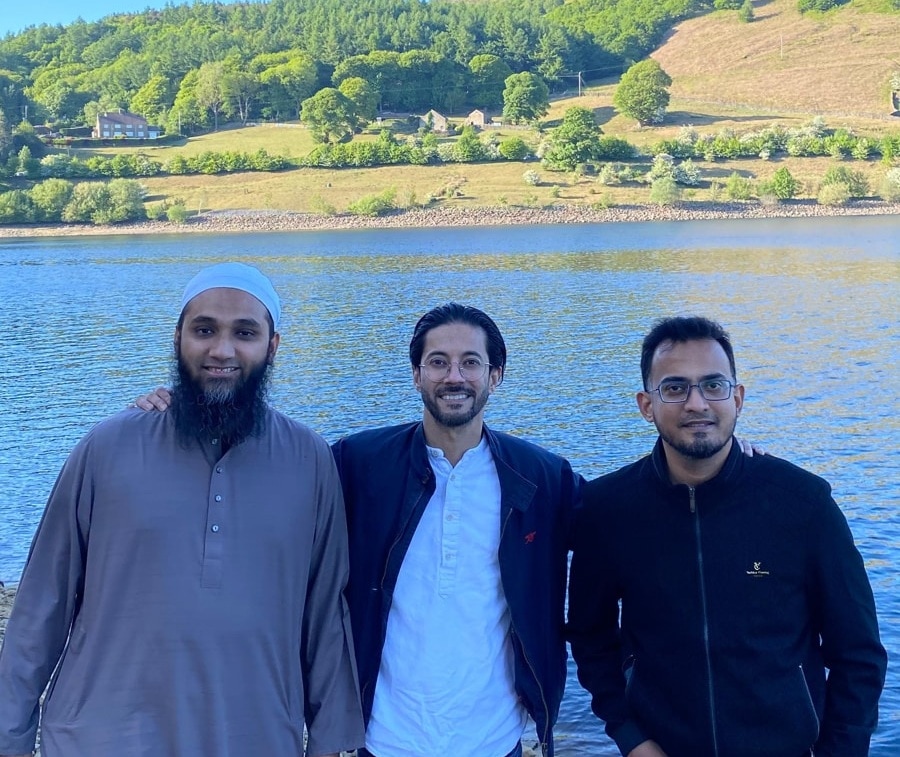 Qormotho Founders, Jishan, Ahmad, Asad (From left to right)