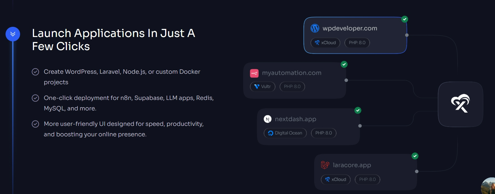 xCloud web screenshot