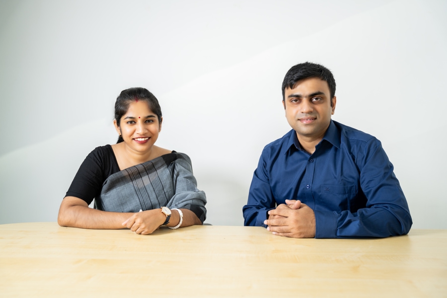 Chamak, Effectual Entrepreneurship, and Lessons From Ten Years of Building Businesses: A Conversation with Debasish Chakraborty, Founder and CEO, Chamak 1 Sangita, Debasish left to right