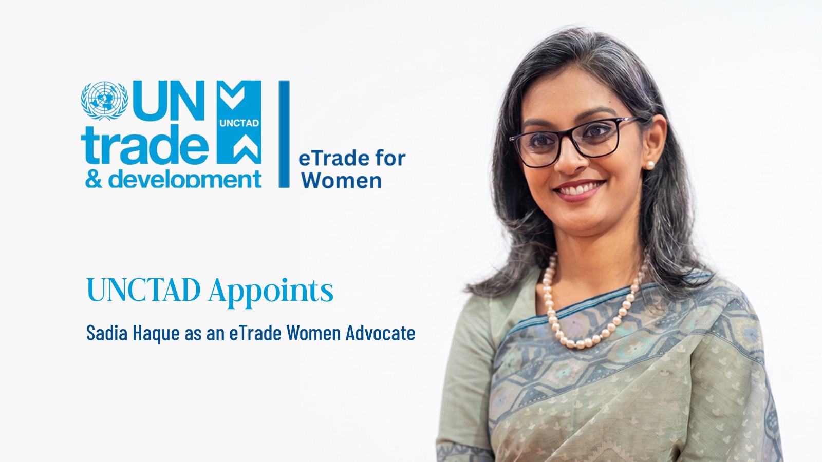 Sadia Haque eTrade women advocate