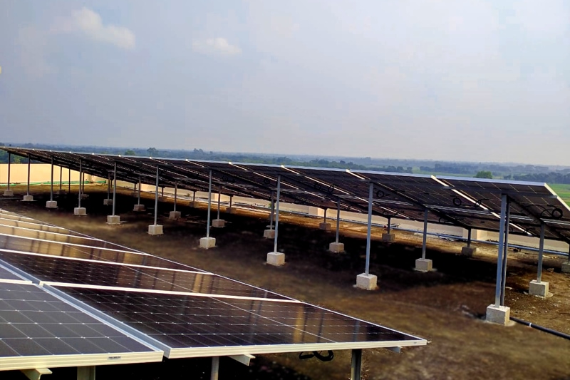 Solar Back View